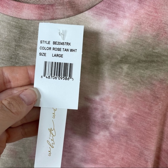 White Willow Tie-Dye Sweater Sz Large - Picture 5 of 12